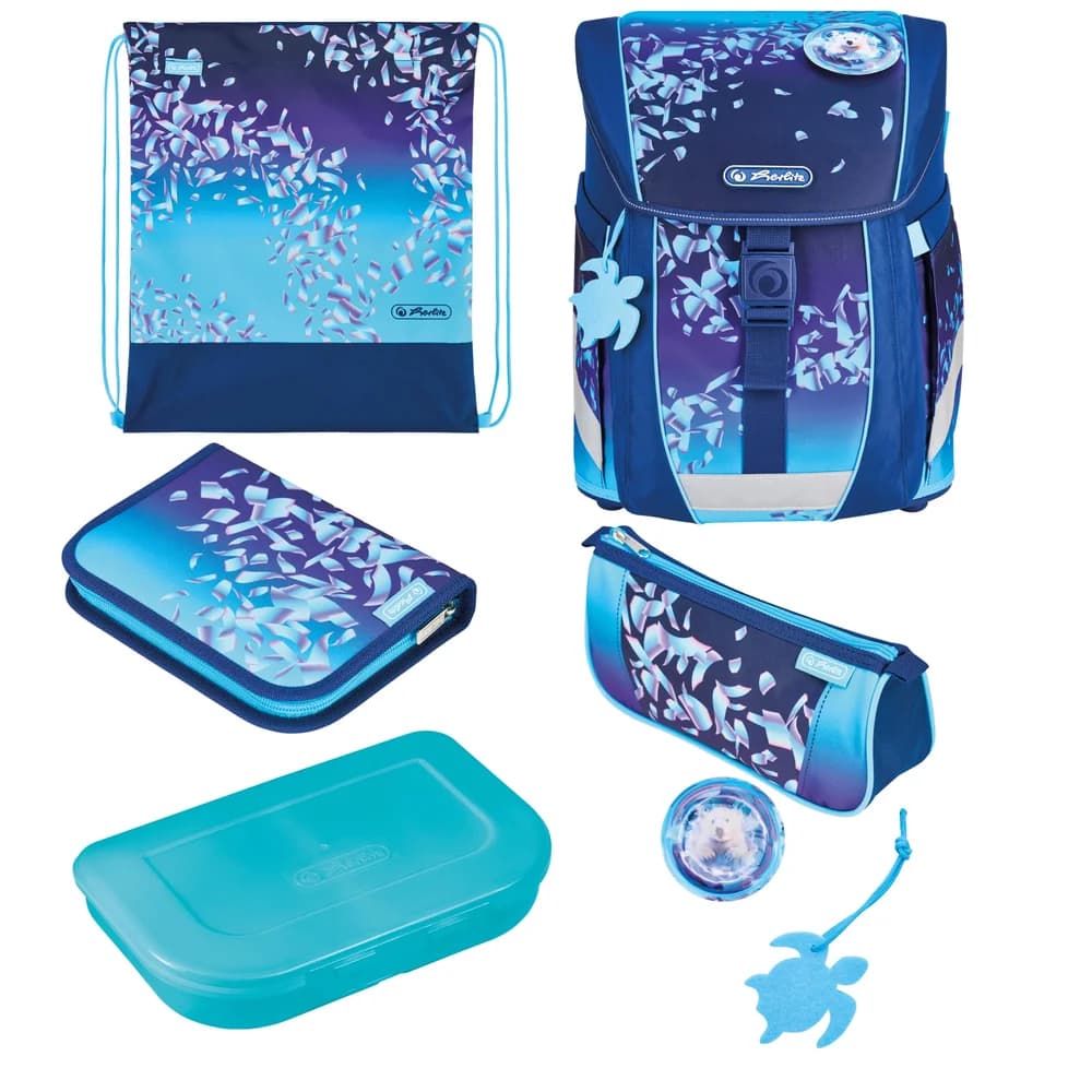 Herlitz Schulranzen FiloActive Plus Blue Ice - Blau/Dunkelblau