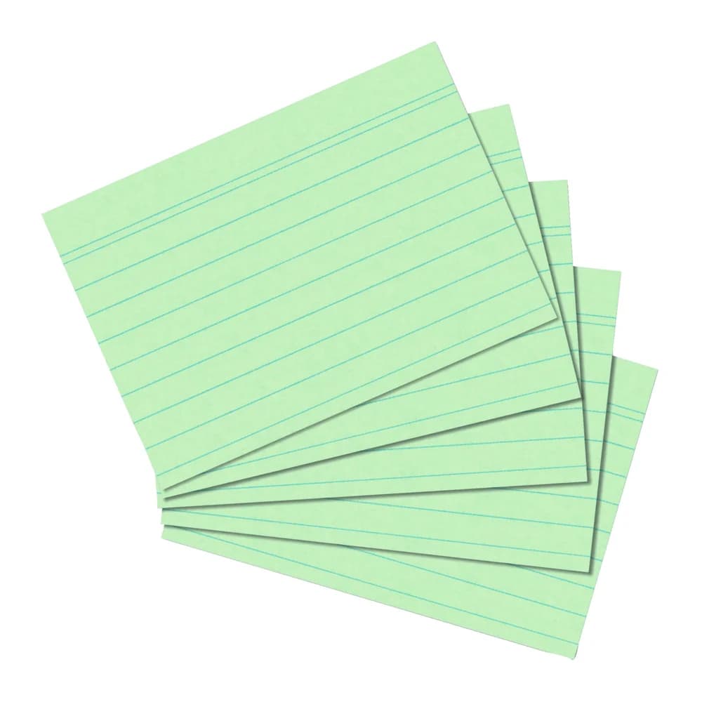 Herlitz Karteikarten 1150655 Karteikarte Grün 1 Stück(e)