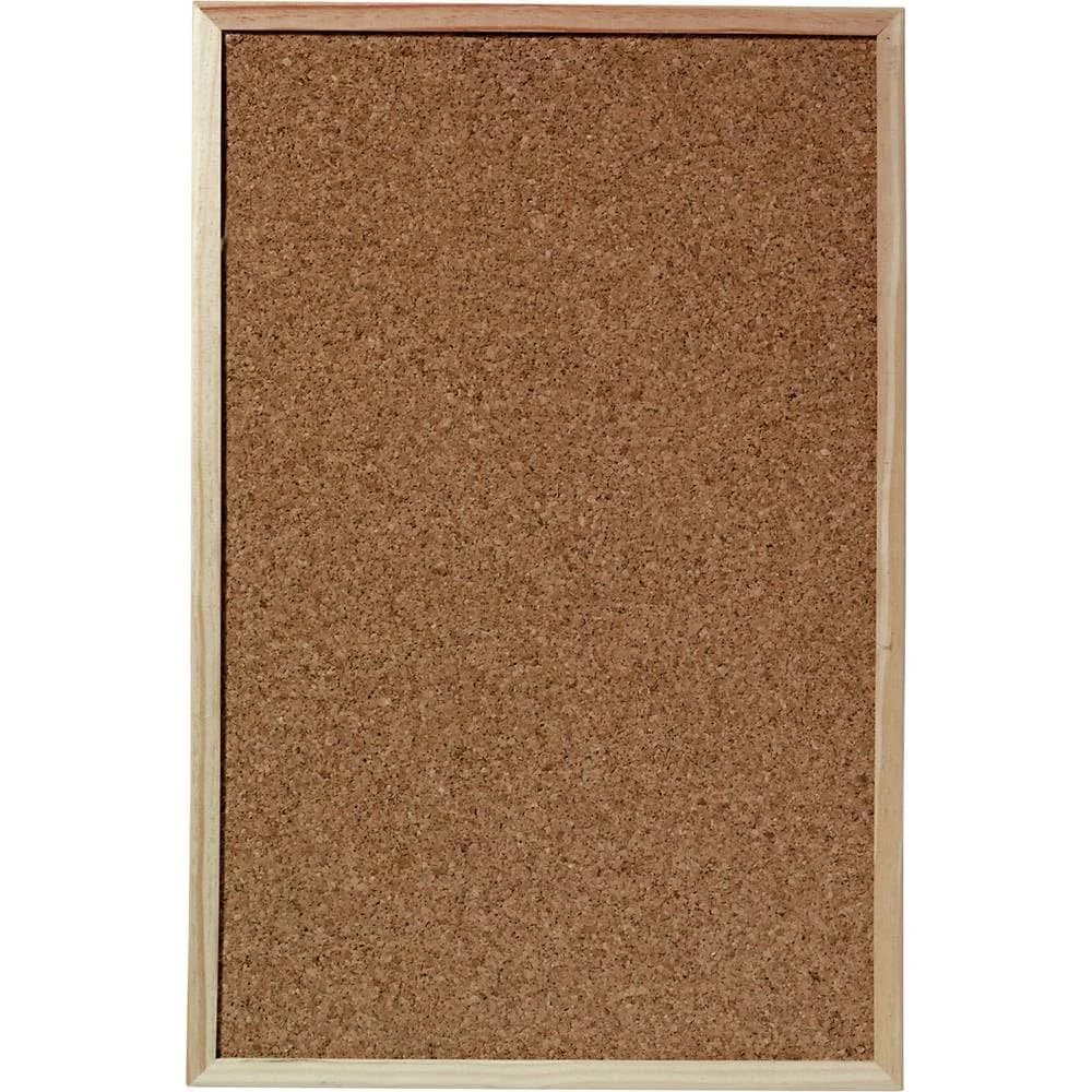 Herlitz Magnettafel Pinnwand 40x60cm Holzrahmen natur braun