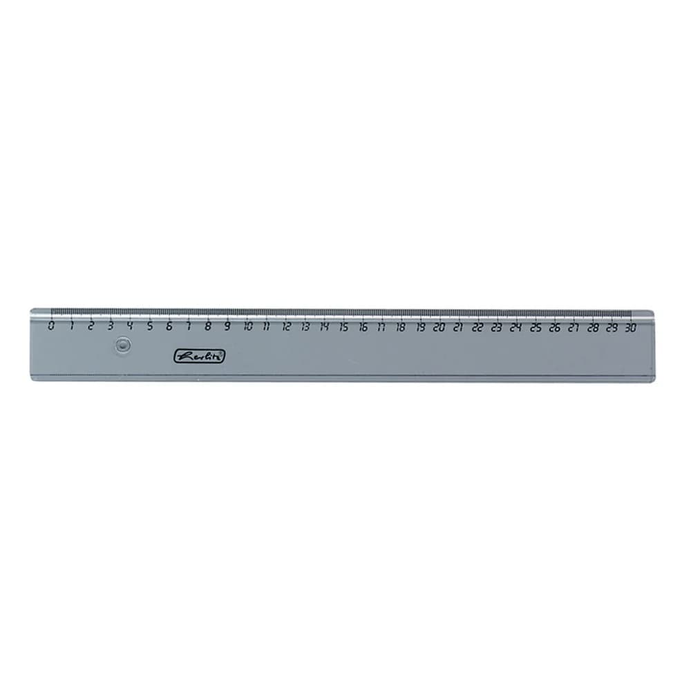 herlitz Lineal Plastik 30cm transparent