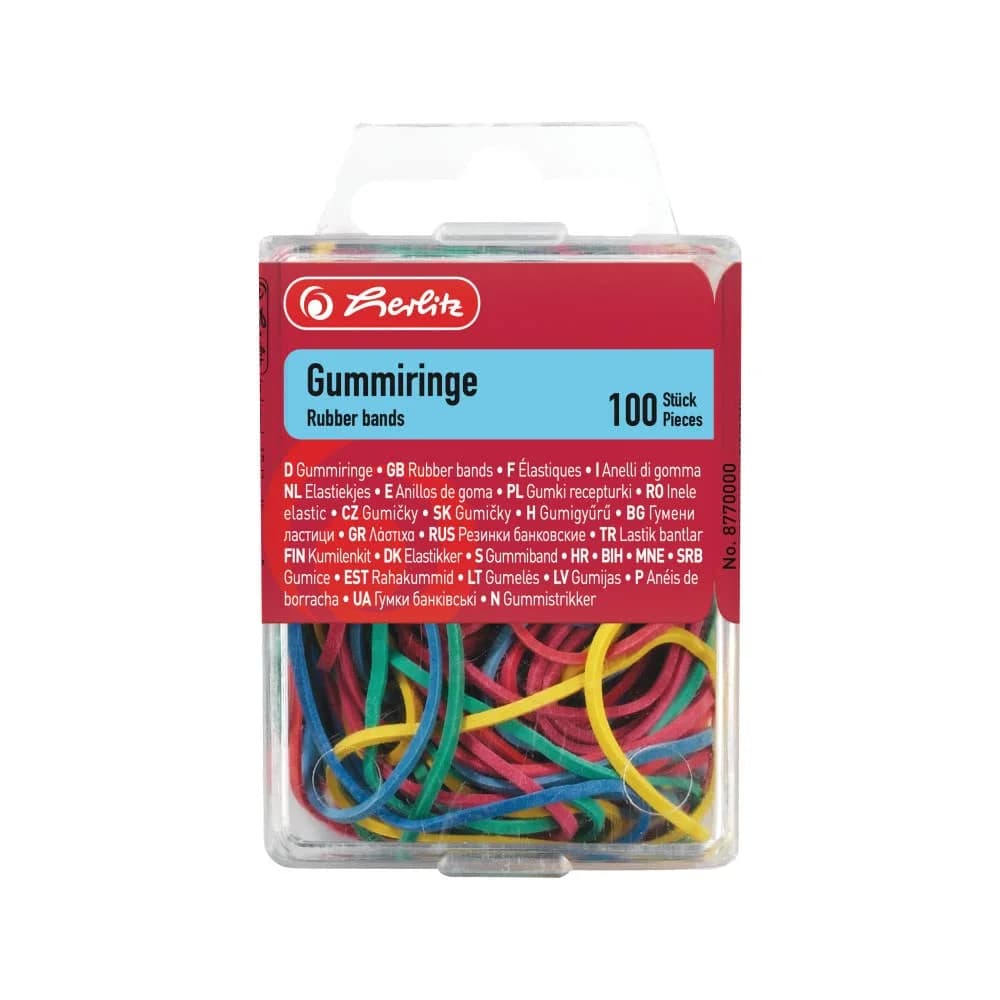 herlitz Gummibänder Mehrfarbig 55 mm Ø 8770000
