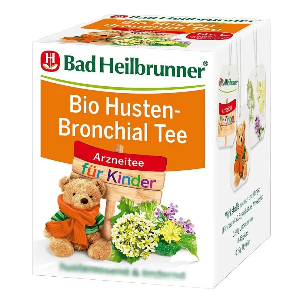 Bad Heilbrunner Bio Kinder Husten-Bronchial Tee