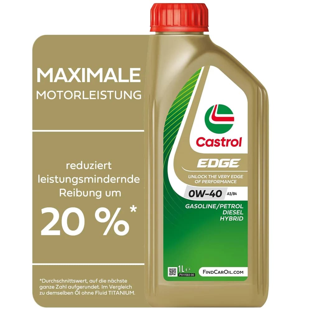 Castrol EDGE 0W-40 A3/B4 Motoröl