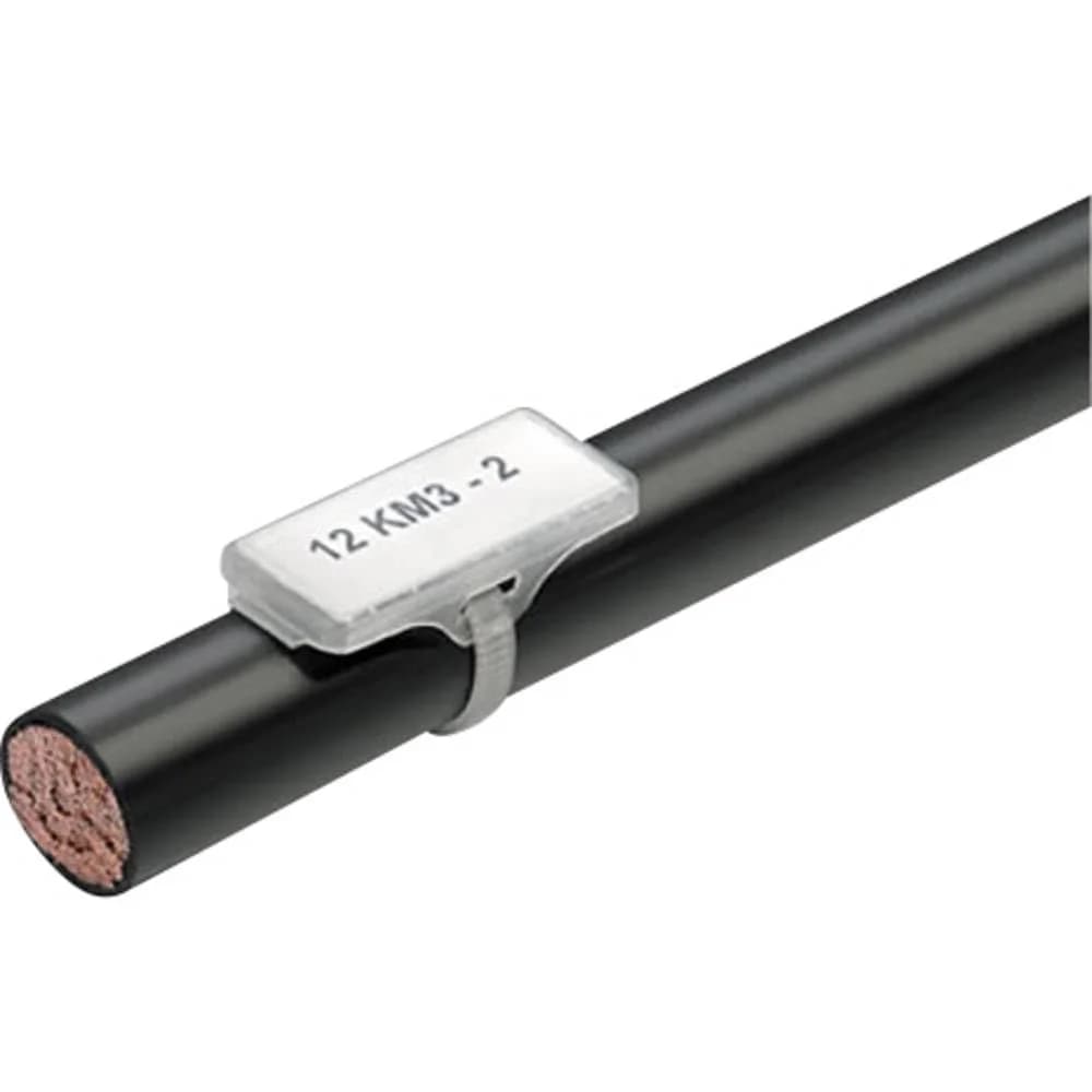 Kabelmarkierung tra Kabel ø10-317mm Kst transp 43x18mm mit Textfeld aufschieb