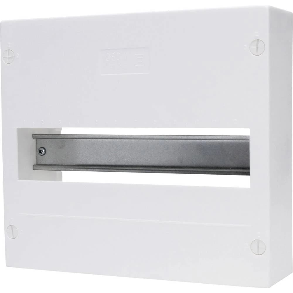 KOPP Aufputz-Verteilerkasten N12A, IP40, 63A, 400VAC, ohne Tür, 1-reihig