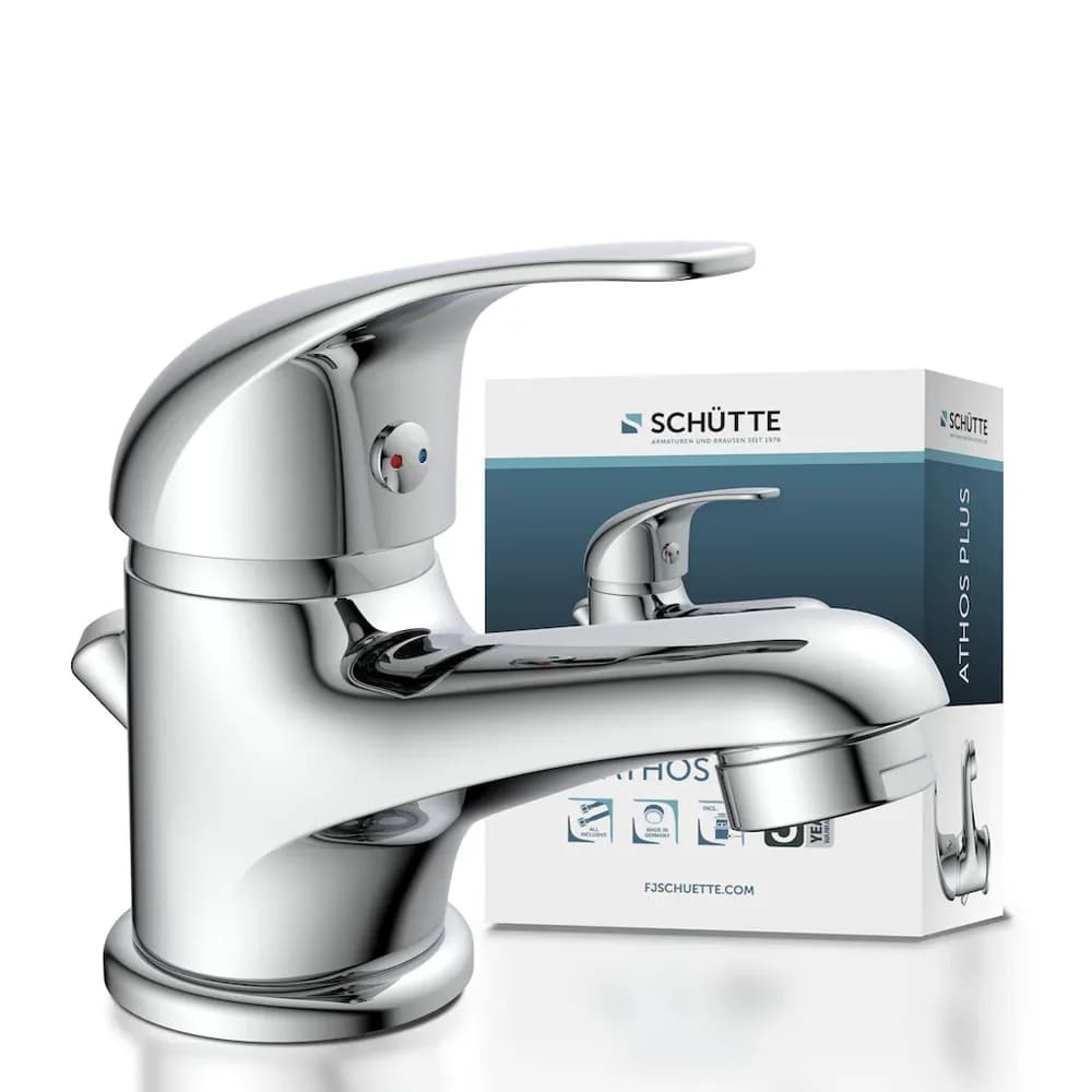 Schütte Waschtischarmatur Athos Plus in Chrom - Badmöbel