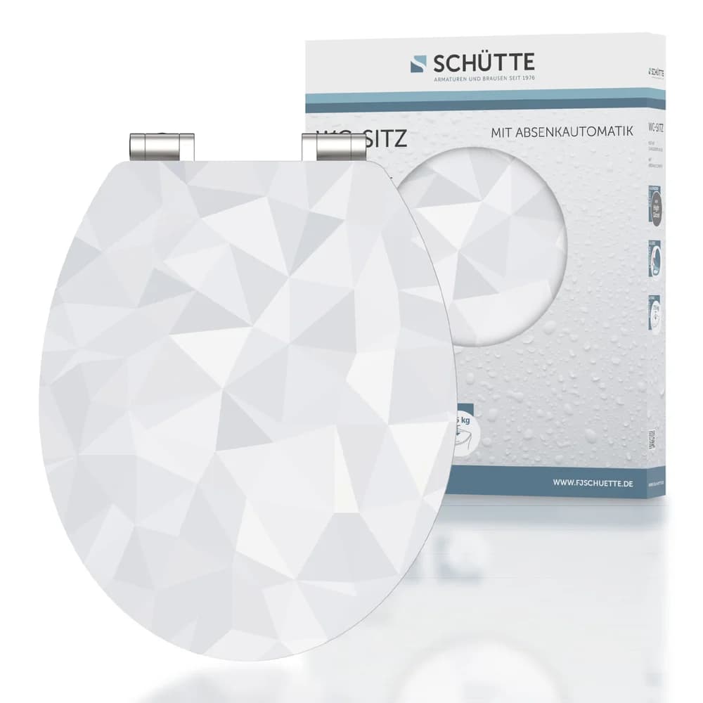 SCHÜTTE MDF HG WC-Sitz DIAMOND, mit Absenkautomatik
