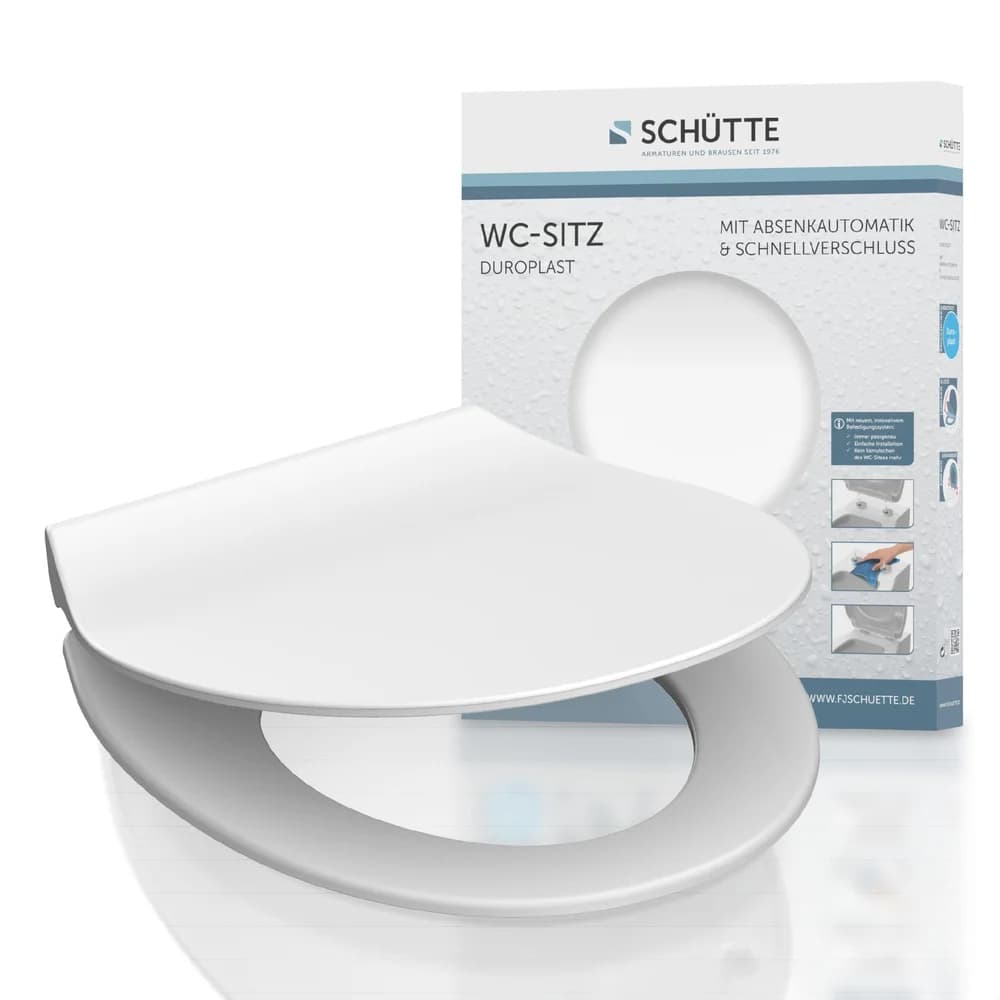 Schütte Duroplast WC-Sitz Slim White