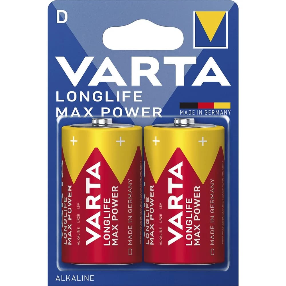 VARTA LONGLIFE Max Power D Blister 2