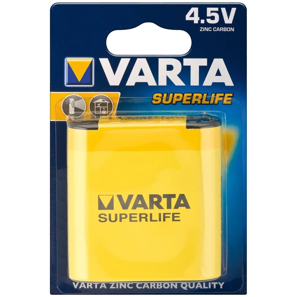 Varta Batterie Superlife 4,5V Normal/3R12 Zink-Kohle 2012 Fol.1