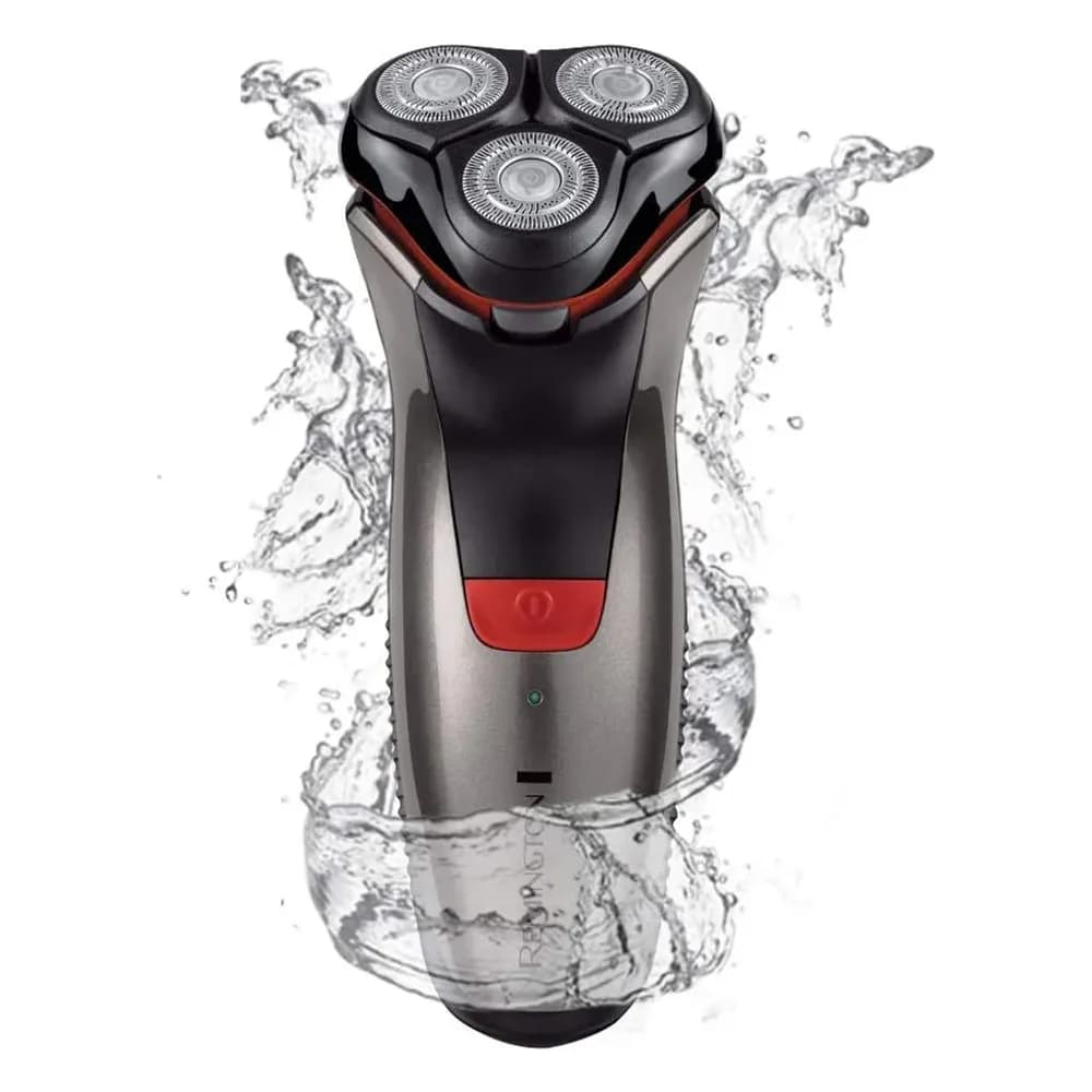 Remington Elektrorasierer 41185560100 Power Series Aqua Plus Rasierer Rot/Schwarz/Grau