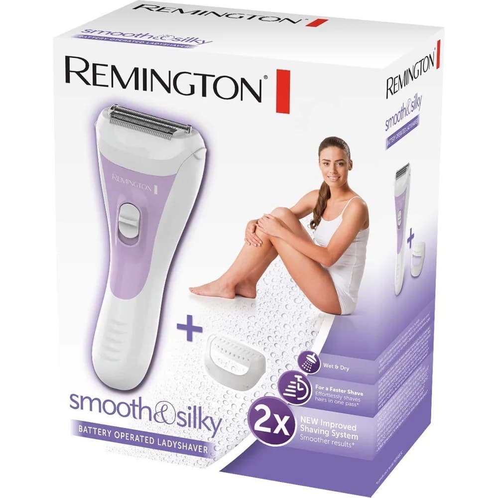 Remington Elektrorasierer smooth&silky WSF5060, Nass- und Trockenanwendung lila