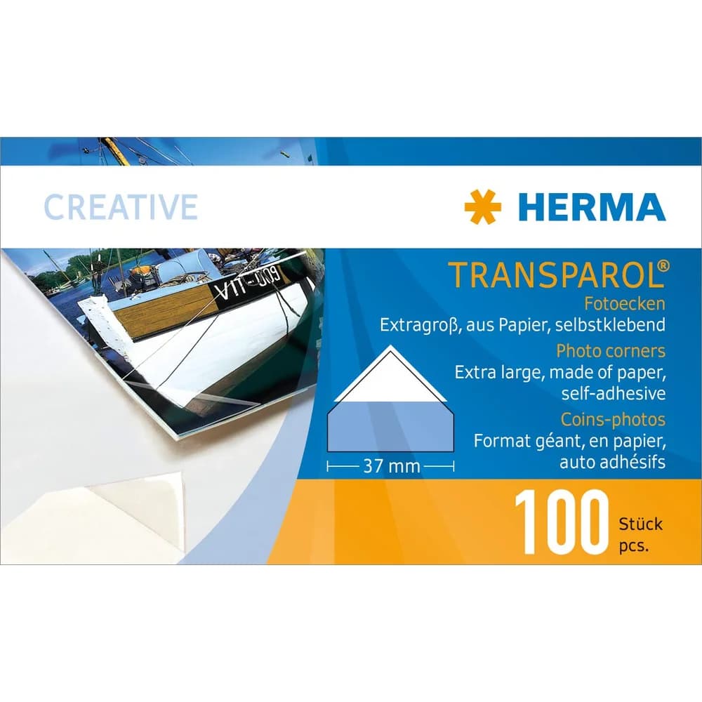 HERMA Transparol - Schutzecken x 100