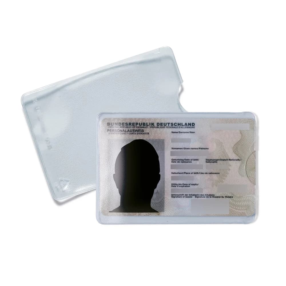 HERMA Ausweishüllen 10er Pack für Kreditkarte, Scheckkarte, 58 x 87 mm