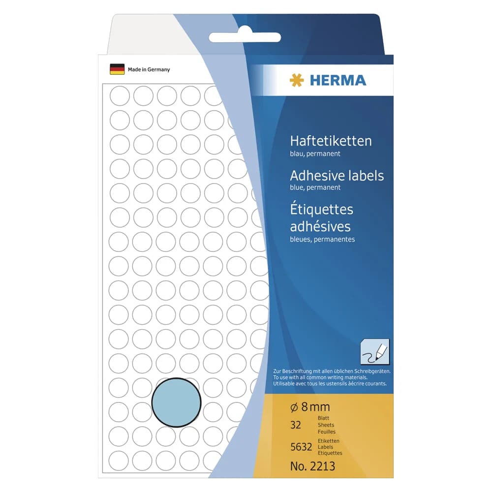 HERMA Etiketten Vielzweck-Etiketten 19mm rot VE=1280 Stück