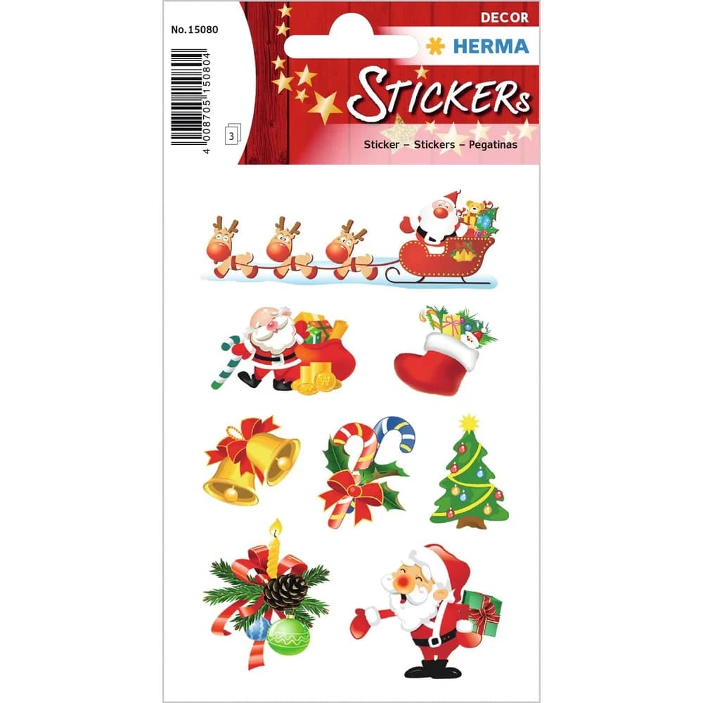 HERMA Sticker Weihnachten Santa Claus