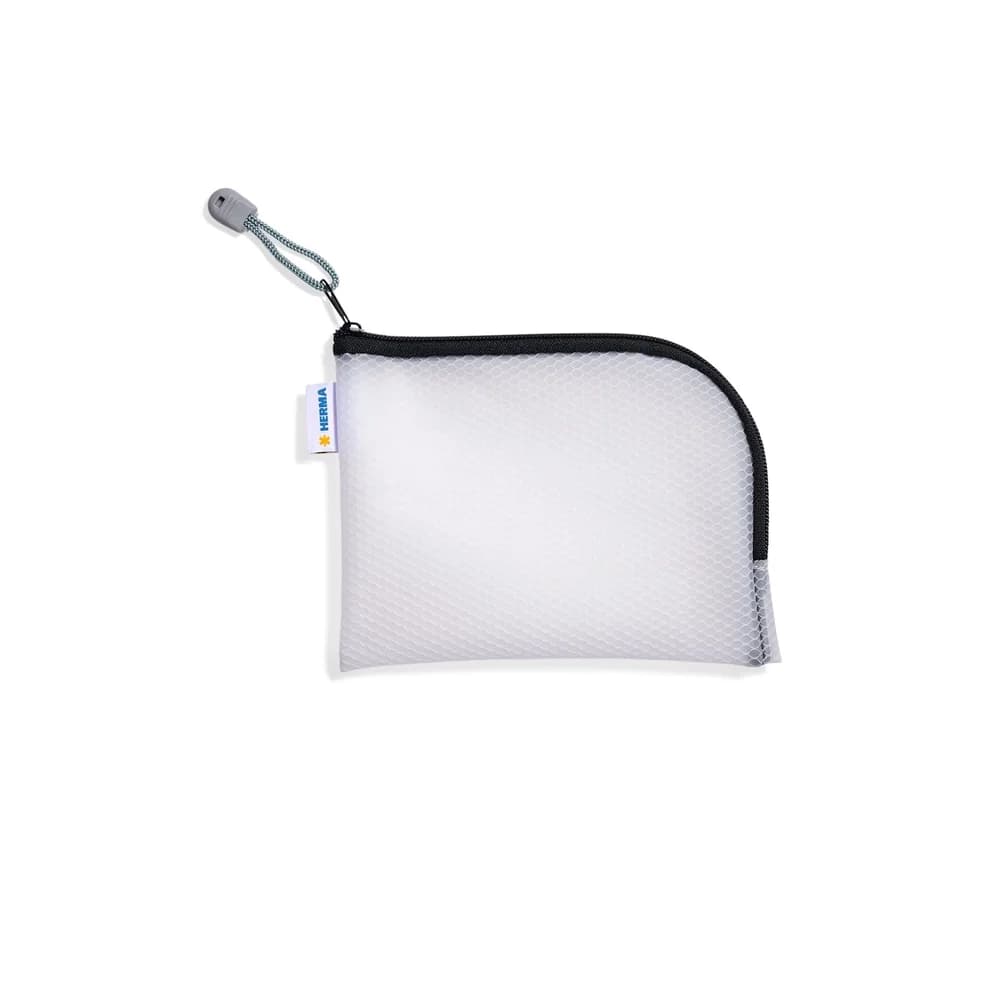 HERMA Universaltasche A6 19x14cm transparent/schwarz