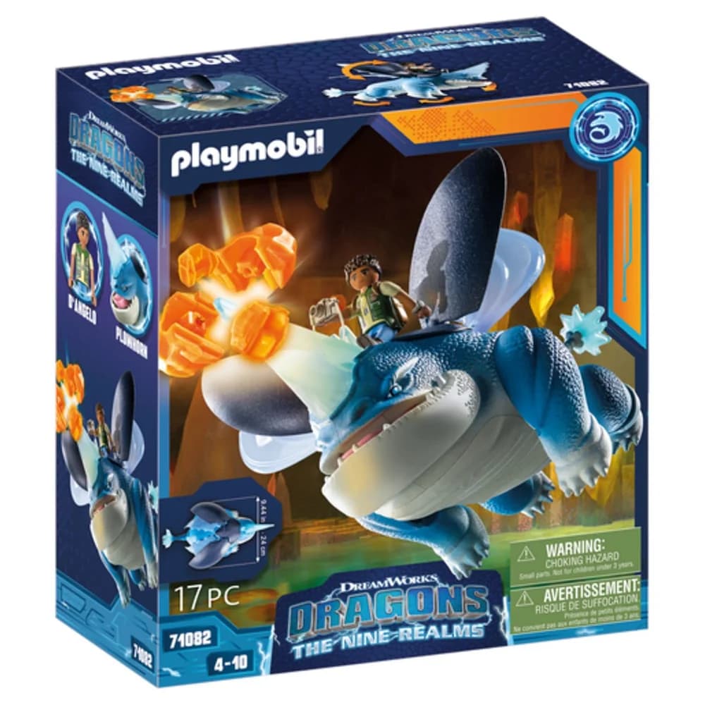 Playmobil Dragons The Nine Realms - Plowhorn & D'Angelo 71082