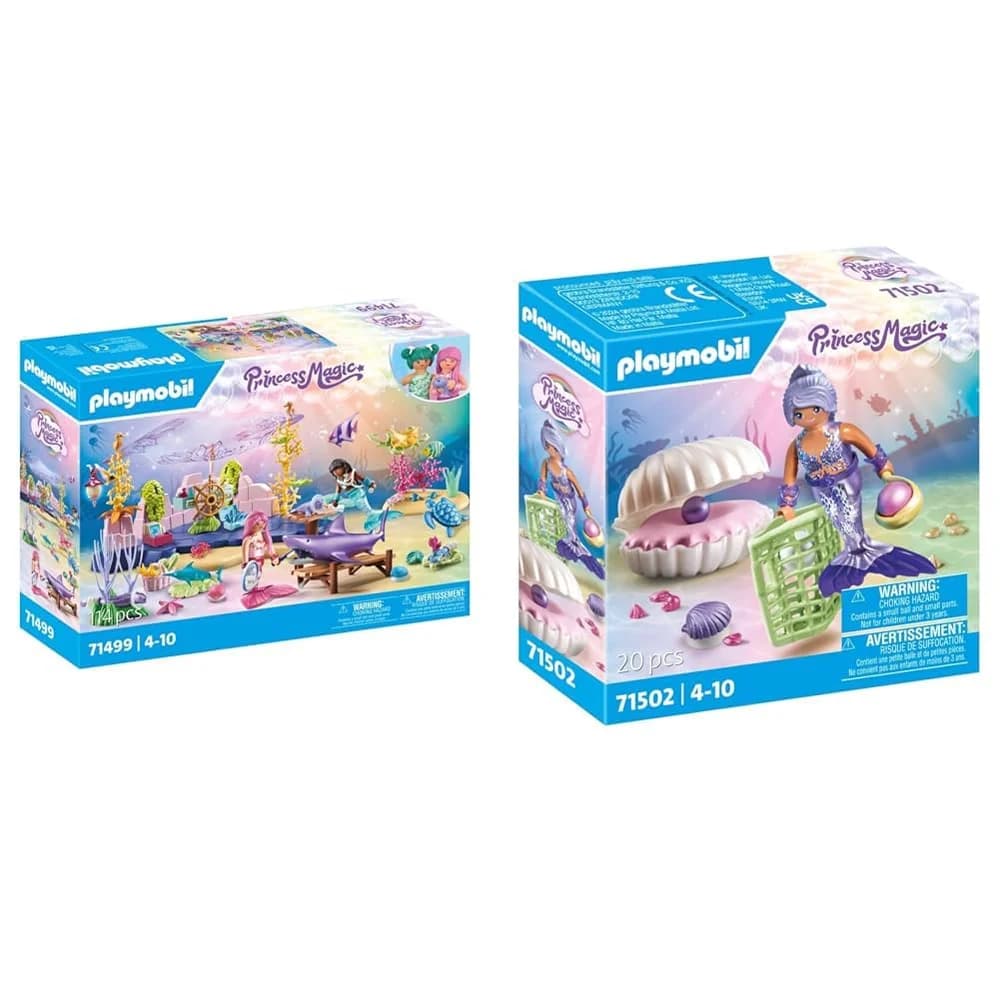 PLAYMOBIL 71499 - Princess Magic - Unterwasser-Tierpflege der Meeresbewohner