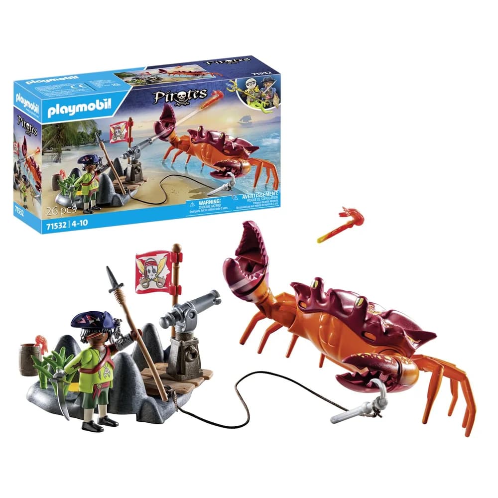PLAYMOBIL 71532 Kampf gegen die Riesenkrabbe