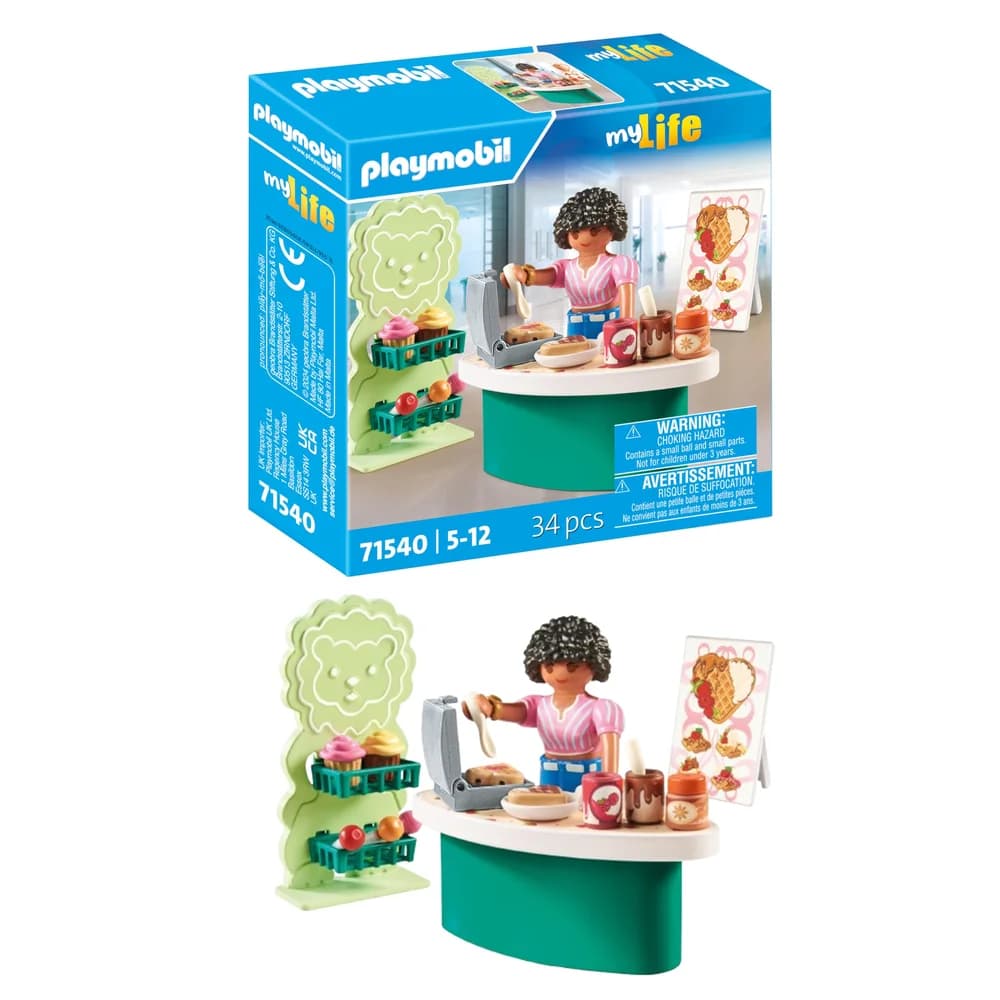 PLAYMOBIL My Life 71540 Süßigkeitenstand - Bunt