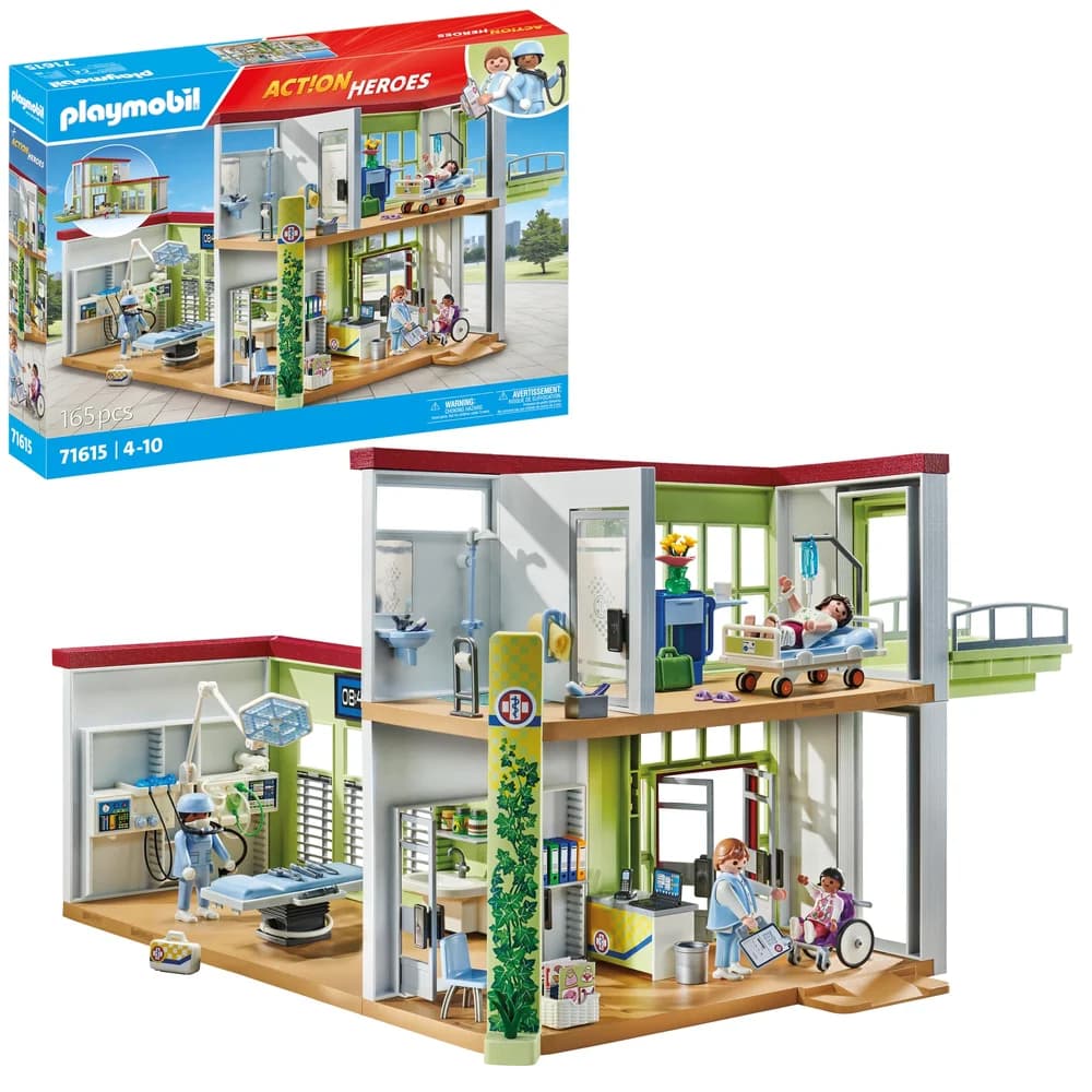 PLAYMOBIL 71615 ACTION HEROES Modernes Krankenhaus