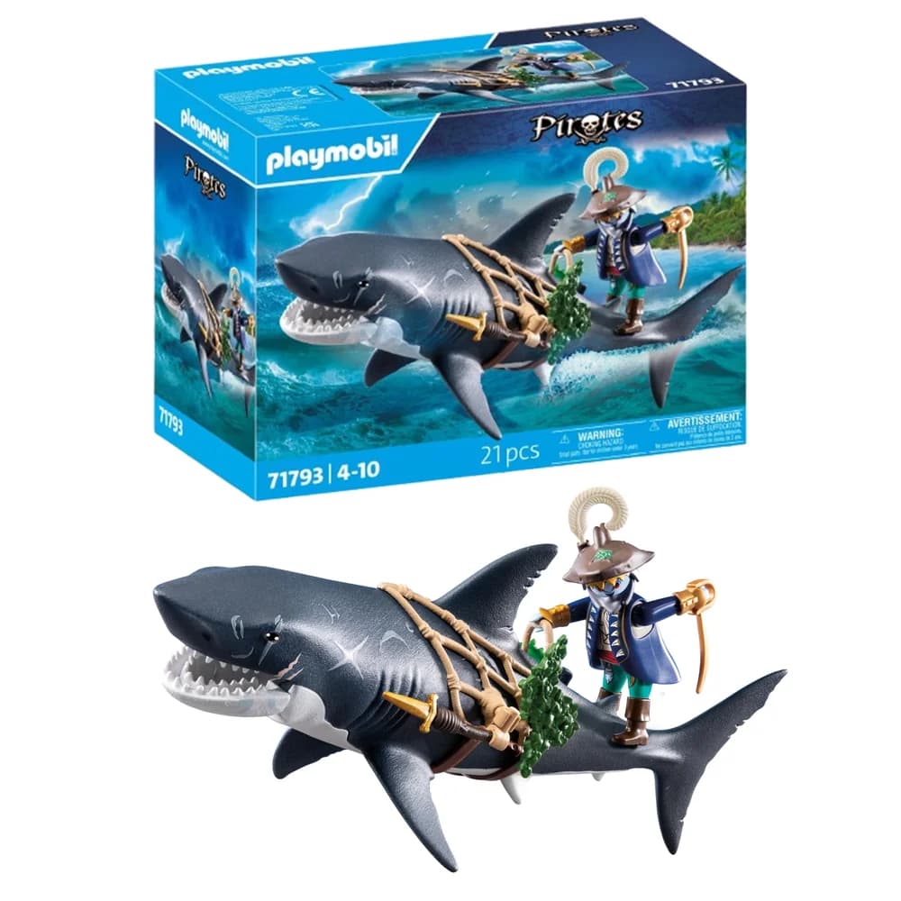PLAYMOBIL 71793 - Pirates - Gefahr durch Riesenhai
