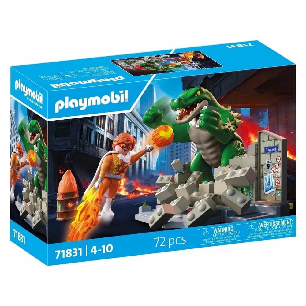 PLAYMOBIL 71831 - Heroes - Helden-Showdown mit der Riesenechse