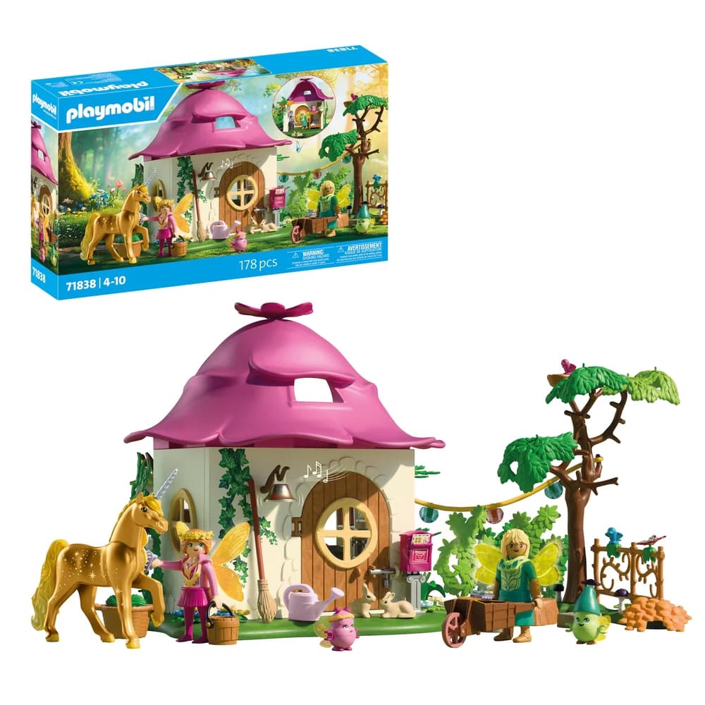 PLAYMOBIL® 71838 Magic Unicorns Gemütliches Feenzuhause mit Goldeinhorn und Stall