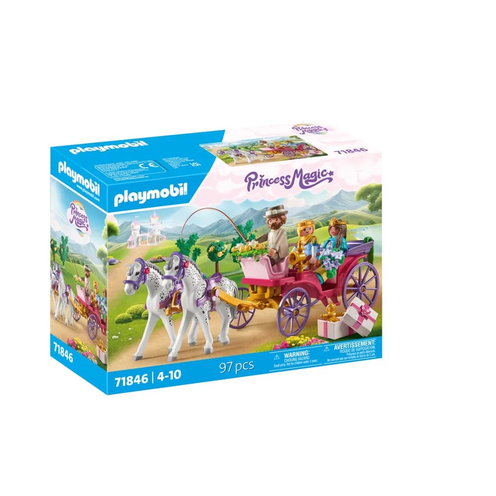 PLAYMOBIL 71846 - Princess Magic - Kutschfahrt mit Prinzessin und Prinz