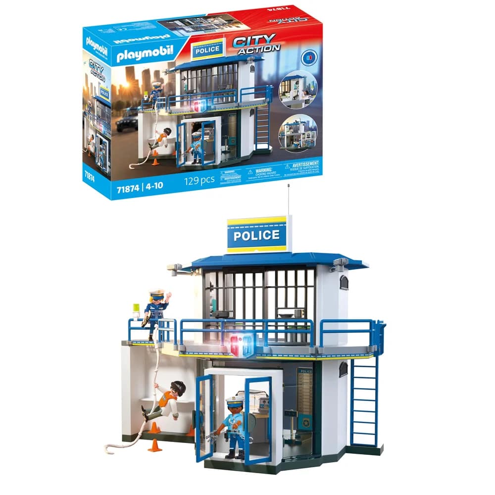 71874 Polizeiwache mit Fahndungsraum - Playmobil