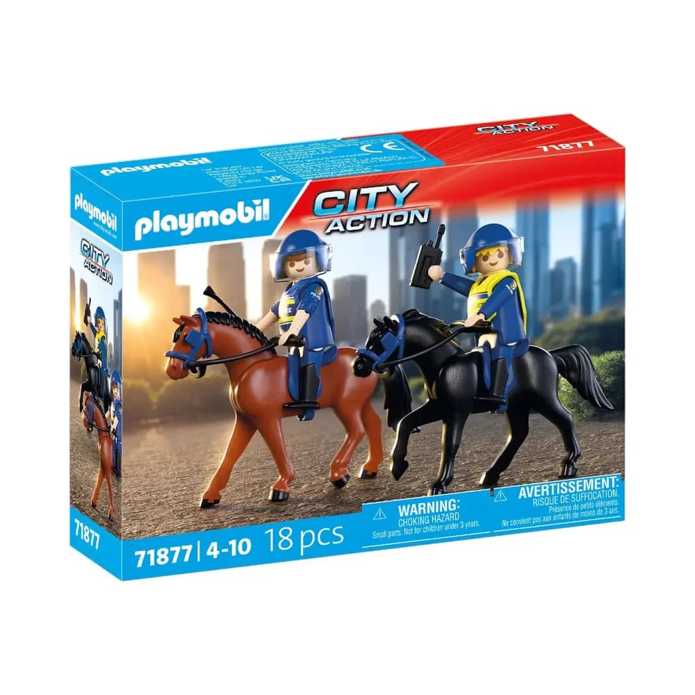 PLAYMOBIL 71877 - City Action - Polizeireiterstaffel4