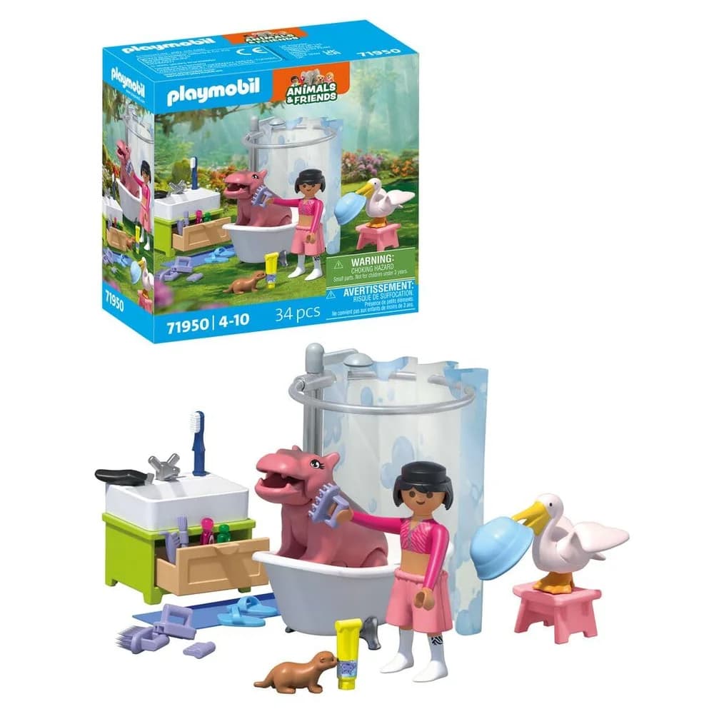 PLAYMOBIL 71950 - Animals and Friends - Tierischer Badespaß