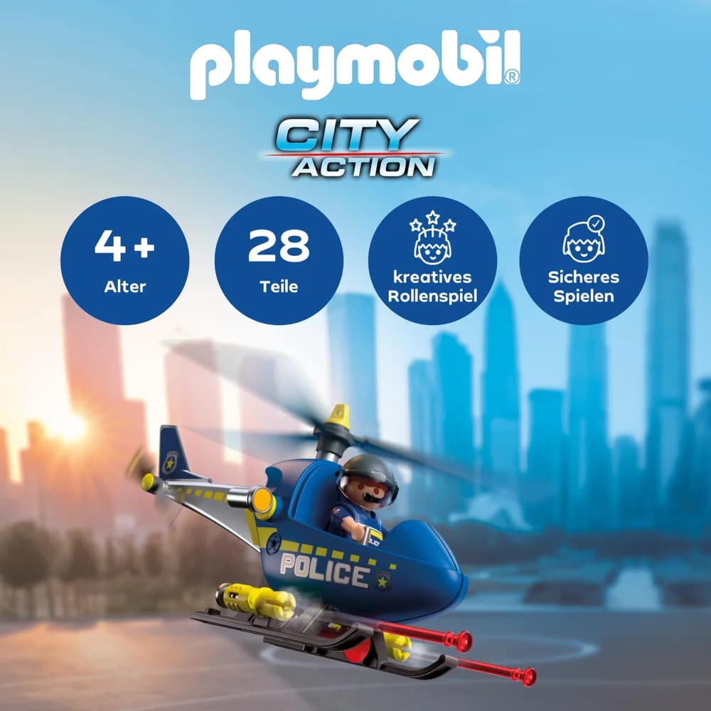 PLAYMOBIL 72080 - City Action - Polizeihelikopter