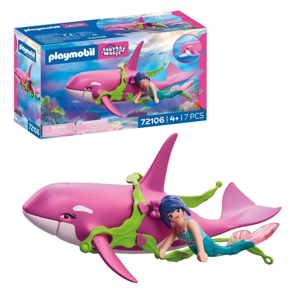 PLAYMOBIL 72106 - Fantasy & Magic - Orca mit Meerjungfrau