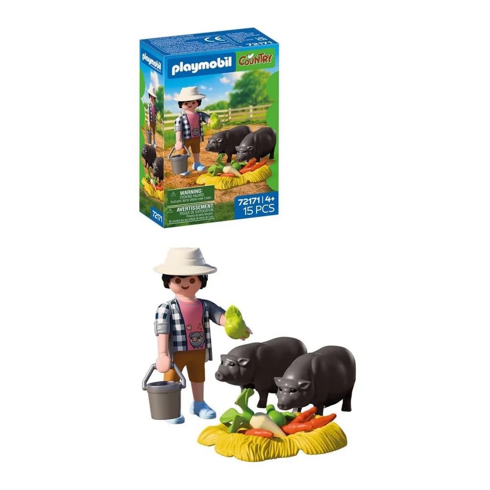 Playmobil® 72171 Landwirt mit Hängebauchschwein Konstruktions-Spielset