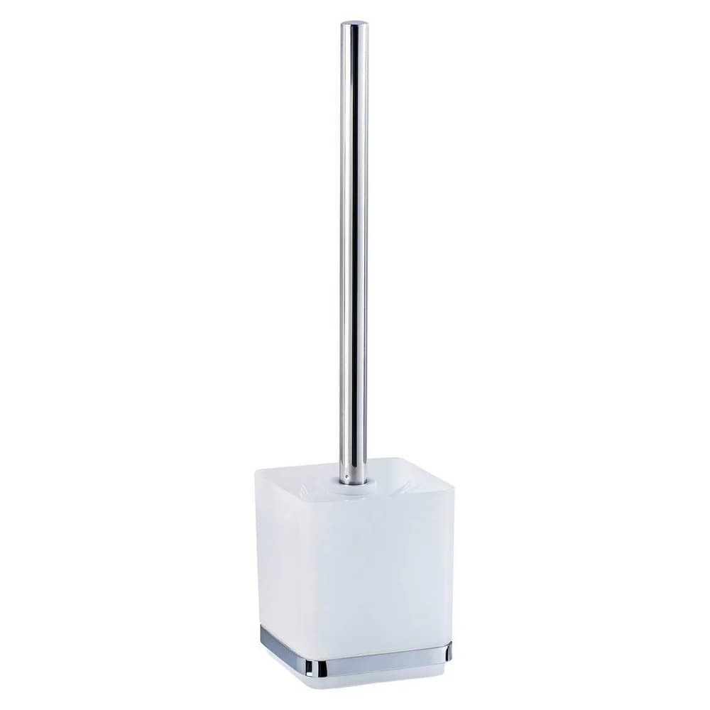 WENKO Quadro Vacuum-Loc WC-Garnitur, Edelstahl 22695100 , 1 Stück