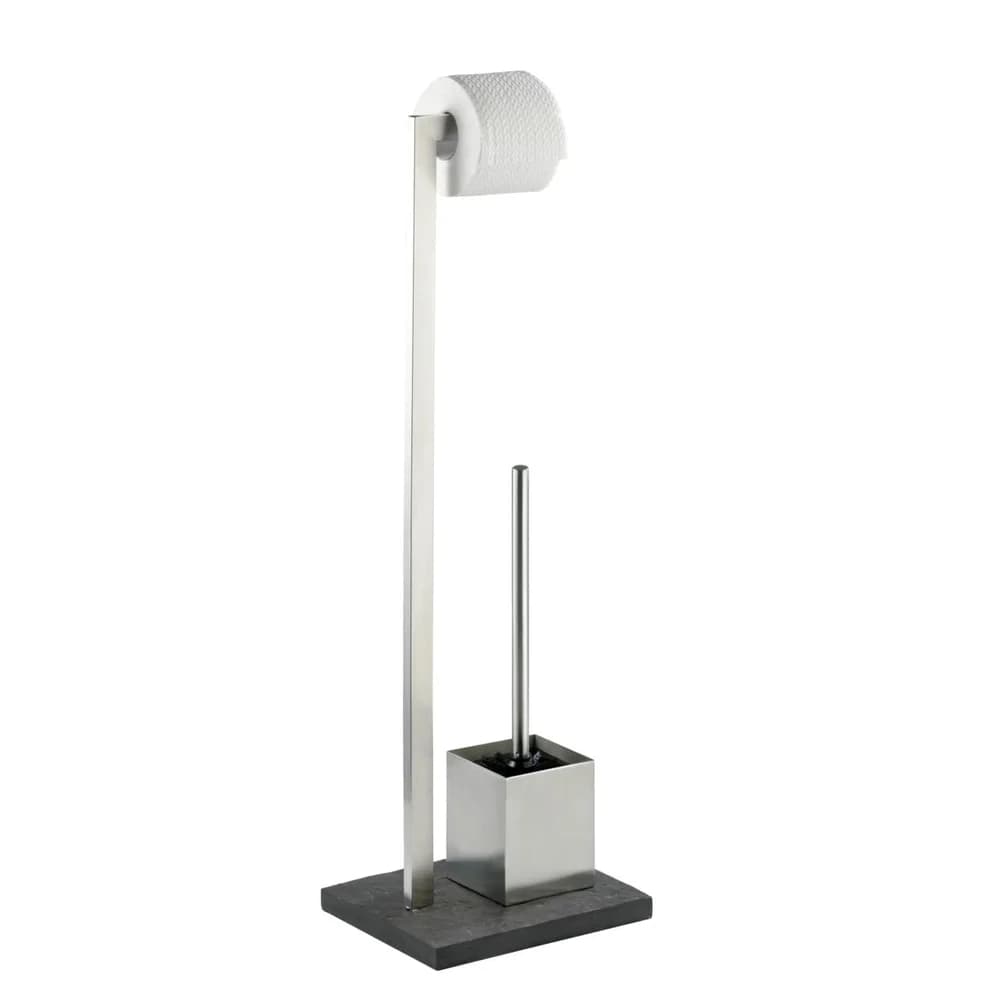 Wenko Stand WC-Garnitur »Slate Rock«, 23x73.5 cm