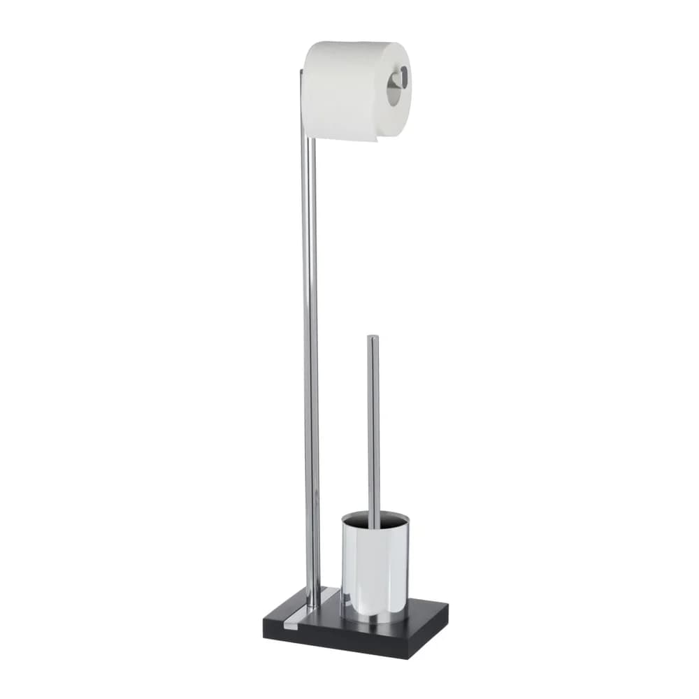 Wenko Stand WC-Garnitur »Noble« schwarz, 20x74 cm