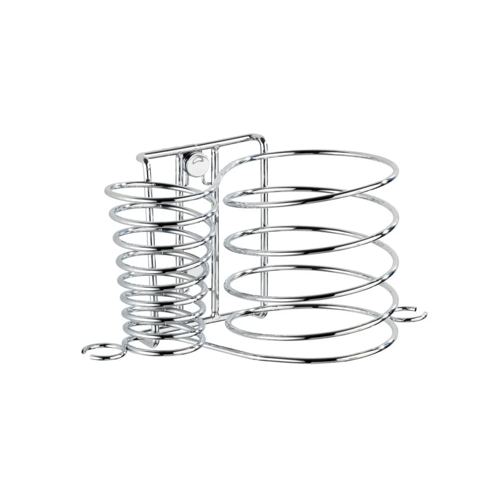 Wenko Edelstahl Haartrocknerhalter und Glätteisenhalter »Milano« silber