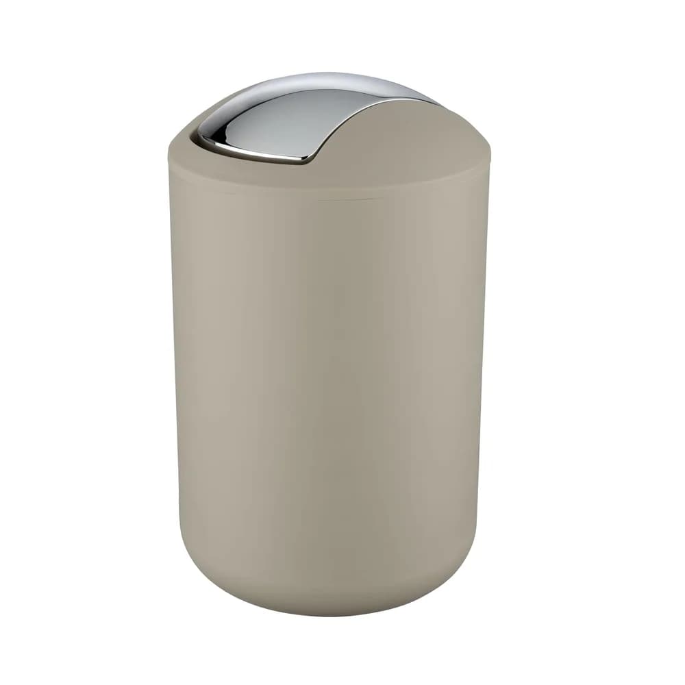 WENKO Mülleimer WENKO Schwingdeckeleimer BRASIL HT 31x19,50 cm braun braun