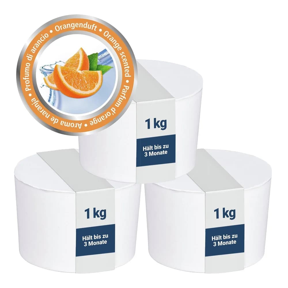 Wenko 3er-Pack Nachfüller Raumentfeuchter »Drop« 1000 g mit Orangenduft