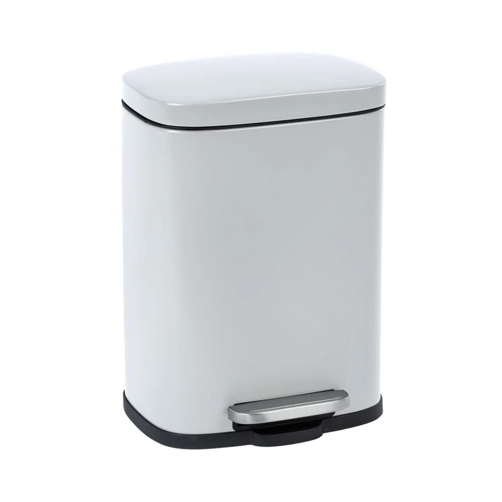 WENKO Kosmetikeimer Leno, 5 Liter, BxTxH: 21,5x29,5x19 cm weiß