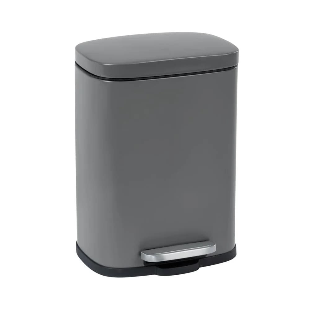 WENKO Kosmetikeimer Leno, 5 Liter, BxTxH: 21,5x29,5x19 cm grau