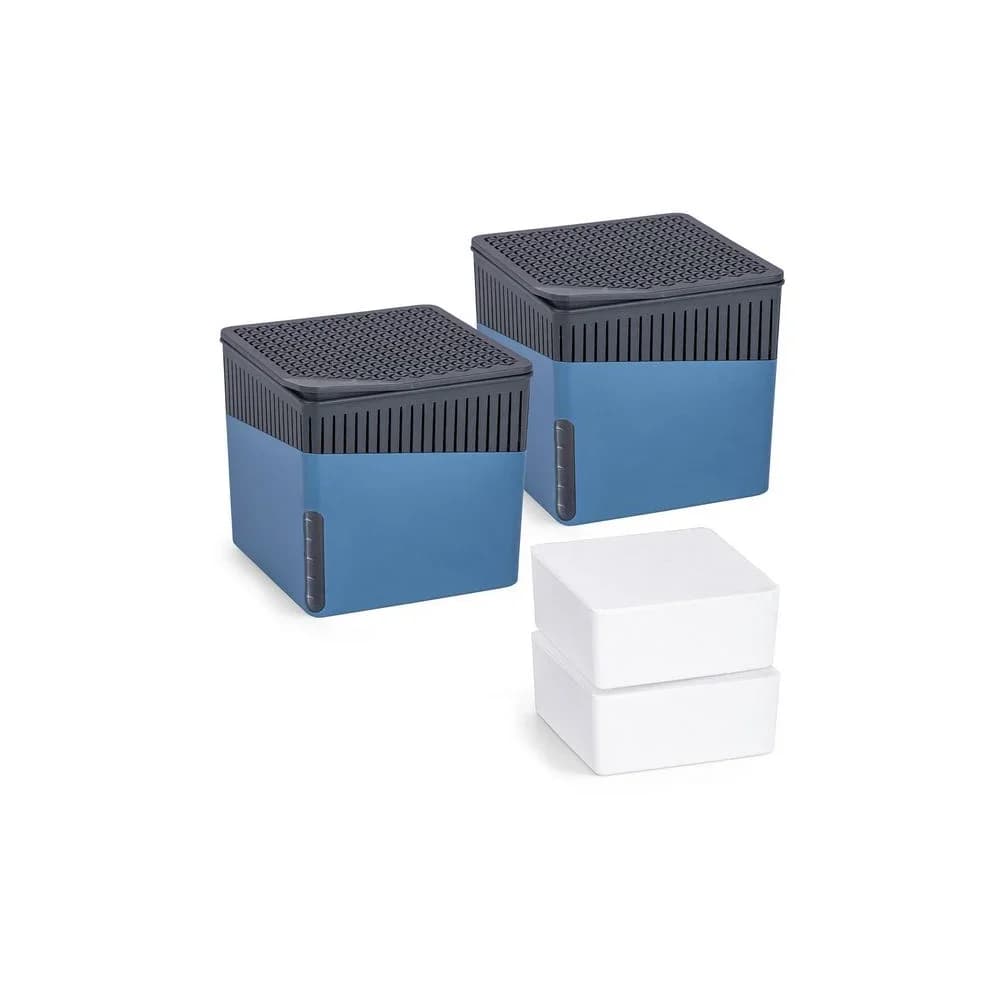 Wenko 2er-Pack Raumentfeuchter »Cube« 1000 g blau