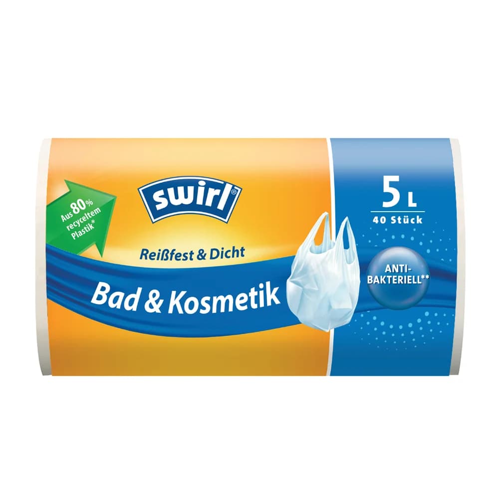 swirl Kosmetikbeutel 3290 5,0 l weiß - 40 Stück