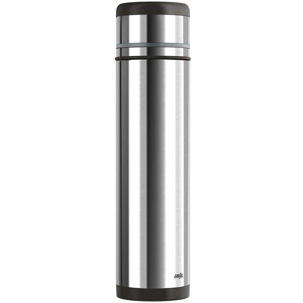 emsa Isolierflasche »Mobility« 1 l silber, 8x30x8 cm