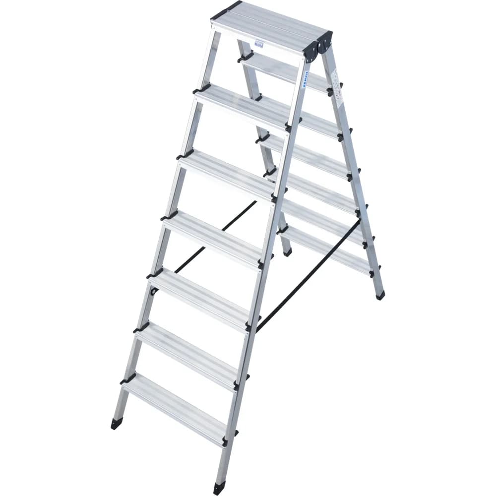 Krause Dopplo Stufen Doppelleiter 2x7 Stufen