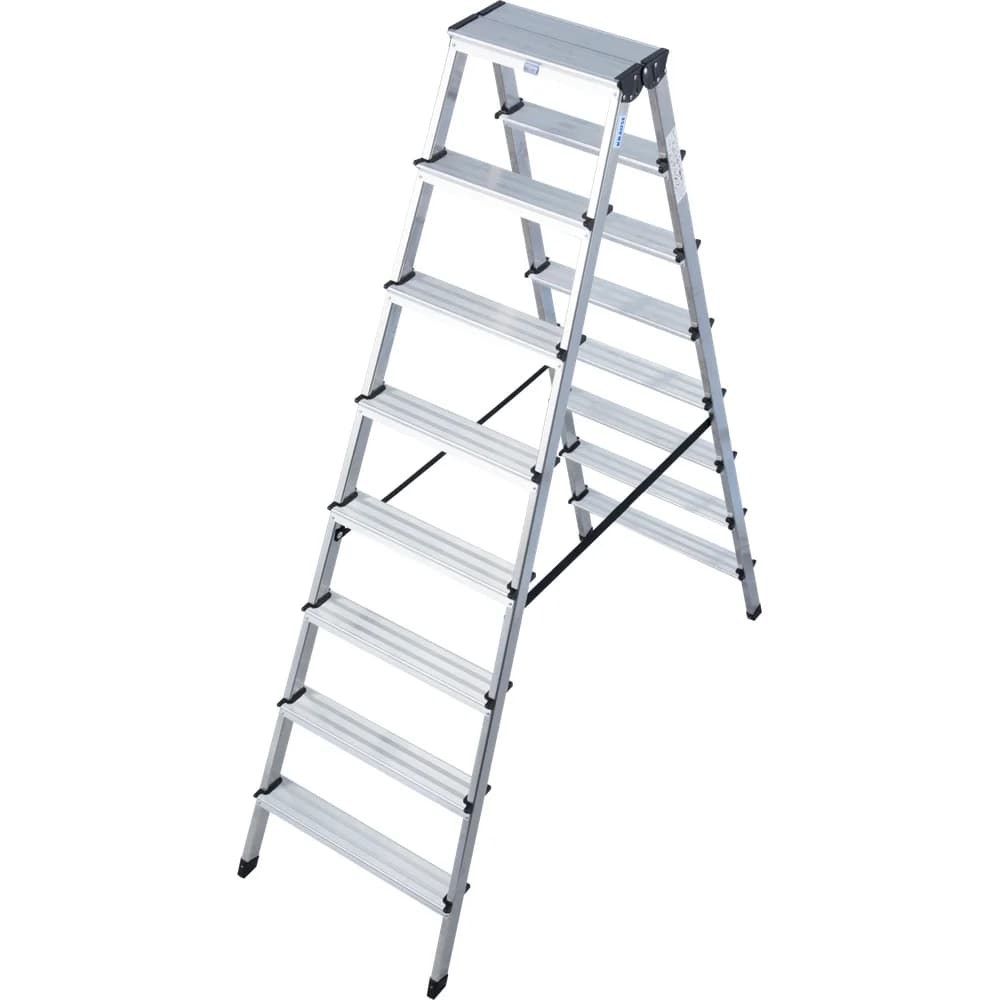 Krause Dopplo Stufen Doppelleiter 2x8 Stufen