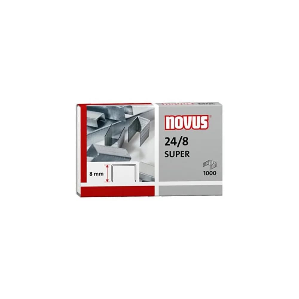 novus Heftklammern SUPER 24/8 - 1.000 Stück